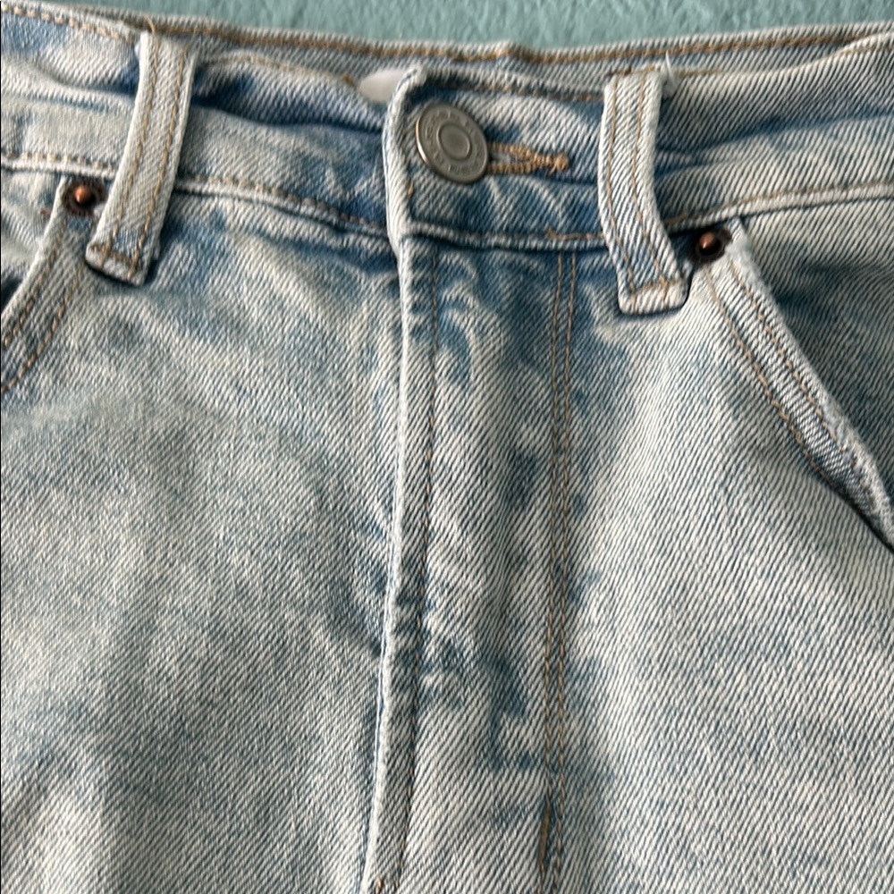 RSQ Light Blue Denim Vintage High Rise Women's Shorts Size 26 - Picture 3 of 9